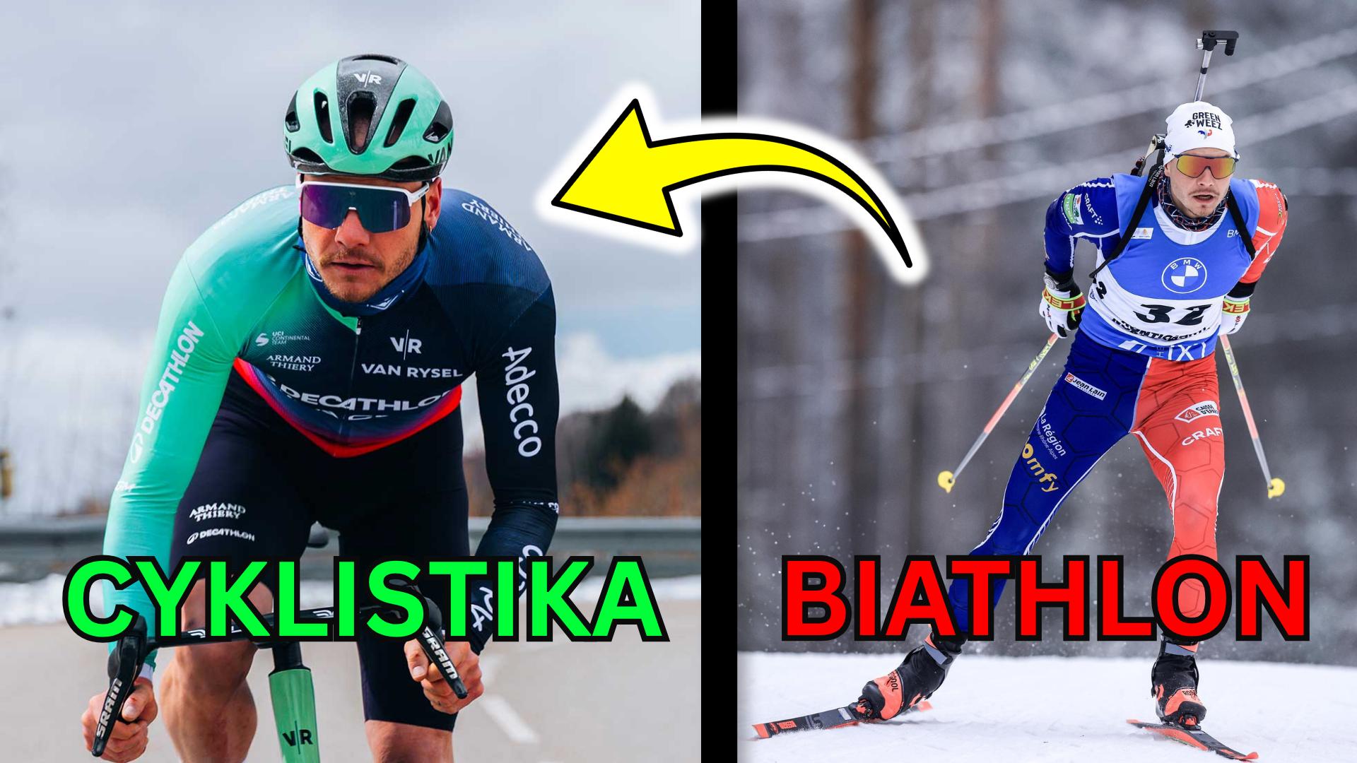 Z biatlonu do cyklistiky? Tým Decathlon otestuje biatlonistu Jacquelina!